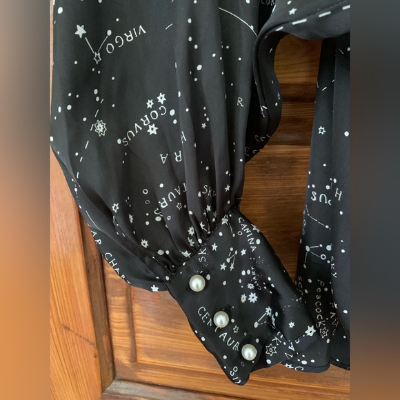 Zara Constellation/Star Blouse size small - Picture 4 of 8
